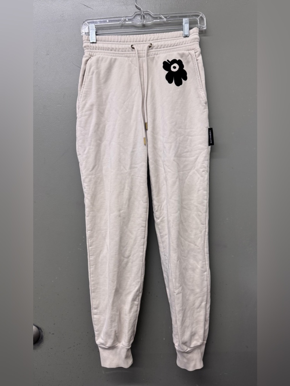 MARIMEKKO Tirsat Unikko Poppy Print Pocket Sweatpants Joggers Womens Size XS